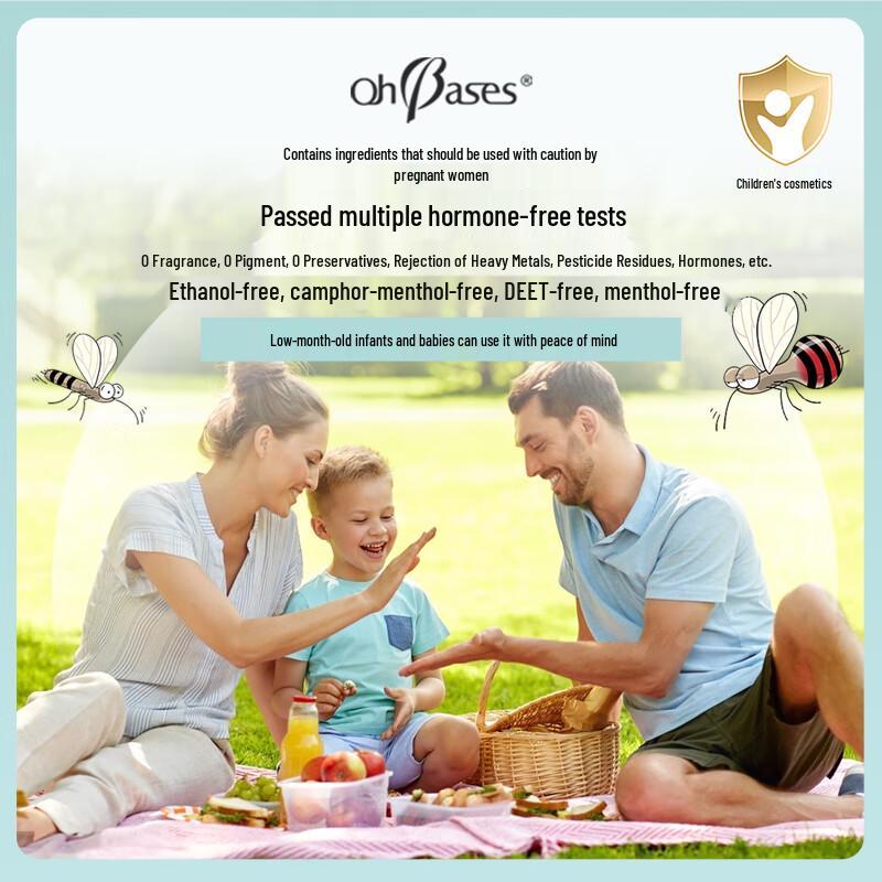 OhBases Mosquito Bite Relief Roller