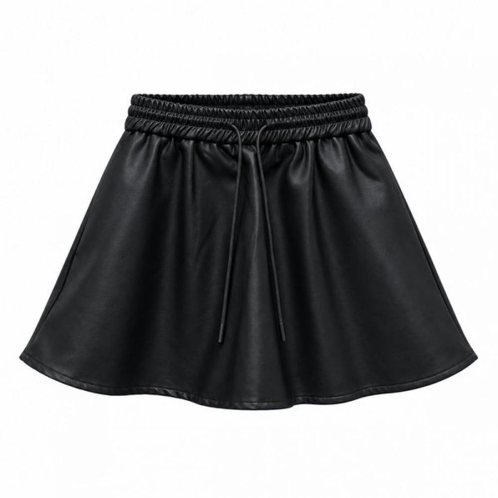 Ggpx New York Fake Leather Culotte Mini Skirt Gq9sk010f