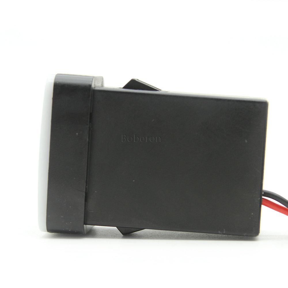 Auto TYPE-C PD QC3.0 USB Interface Dual Socket Port Charger Using For Toyota Tacoma Land Cruiser Reiz Hilux Prado 120 FJ CRUISE