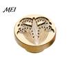Greeting Card Sealer Wax Seal Stamp, Vintage Plant Pattern Head, Durable Flower Embossing Stamp Copper Head Replacement, for Envelope And Cards