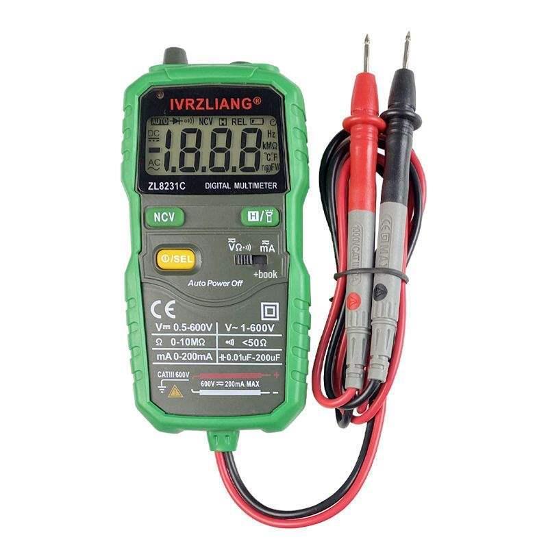 High-Precision Digital Multi-Tester for Electricians - Compact, Auto, Anti-Burn