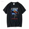 Accept Band T Shirt 2022 US Tour Size Large Vintage Washed Casual Stylish Top For Everyday Wear Slightly Streetwear Stretched