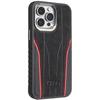 Audi Genuine Leather Magsafe Iphone 14 Pro Max 6.7 Black-Red Hardcase Au-Tpupcmip14Pm-R8/D3-Rd