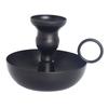 Matte Black Iron Taper Candle Holder for Taper Candles Single Head Candlestick for Wedding Dinning Party Table Candelabra
