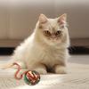 Cat Toys Plush Ball with Bell Interactive Cat Toy Lightweight Bite Resistance Toy for Indoor Cats