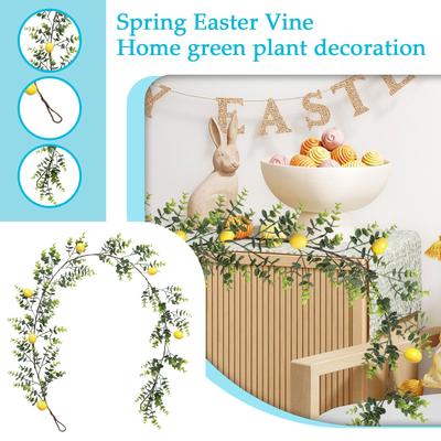 1,8 m Lente Pasen = Ei Rotan Woondecoratie Trap Muurhanger Deurhanger Decoratie Klimplanten