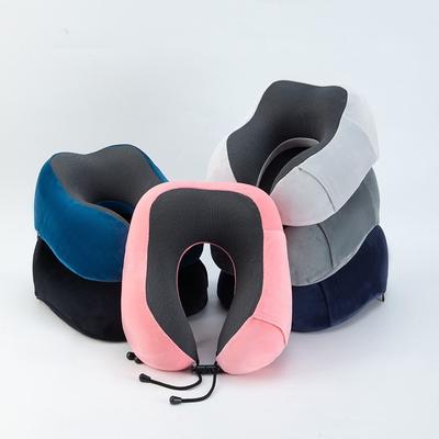 Memory Foam U-vormig Kussen Cadeau Opbergen Reizen U-vormig Kussen Nekbescherming voor de Cervicale Wervelkolom