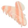 Hair Claw Clip Strong Hold Gradient Color Fashionable Hair Claw Clip for Women Girl Medium Size Orange White