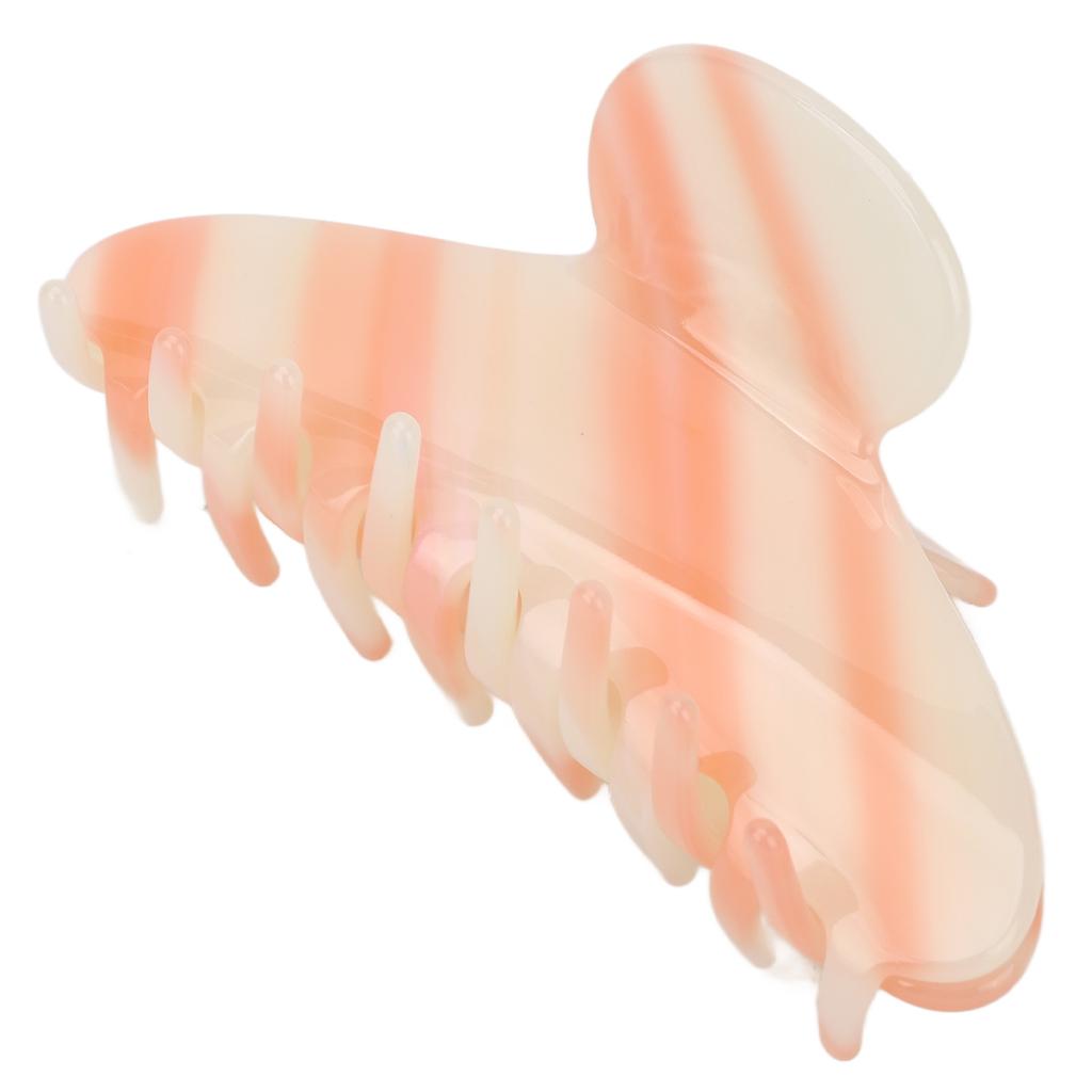 Hair Claw Clip Strong Hold Gradient Color Fashionable Hair Claw Clip for Women Girl Medium Size Orange White