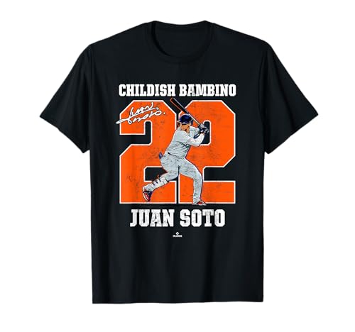 Childish Bambino Juan Soto New York Baseball MLBPA T-Shirt