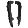 Pair Motorcycle Rear Passenger Seat Handle Bar Aluminium Alloy Replacement for MSX125 GROM Black