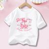 Womens Fashion Cherry Fruit Pattern Cotton Tshirt Short Sleeve Cute Top Suitable for Summer Daily Wear