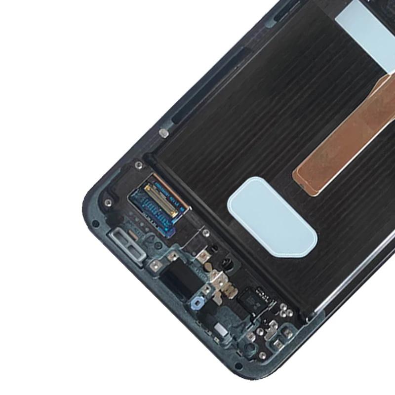 Für Samsung Galaxy S22+ 5G S906 Grad C OLED Bildschirm und Digitizer Baugruppe+Rahmen (ohne Logo)