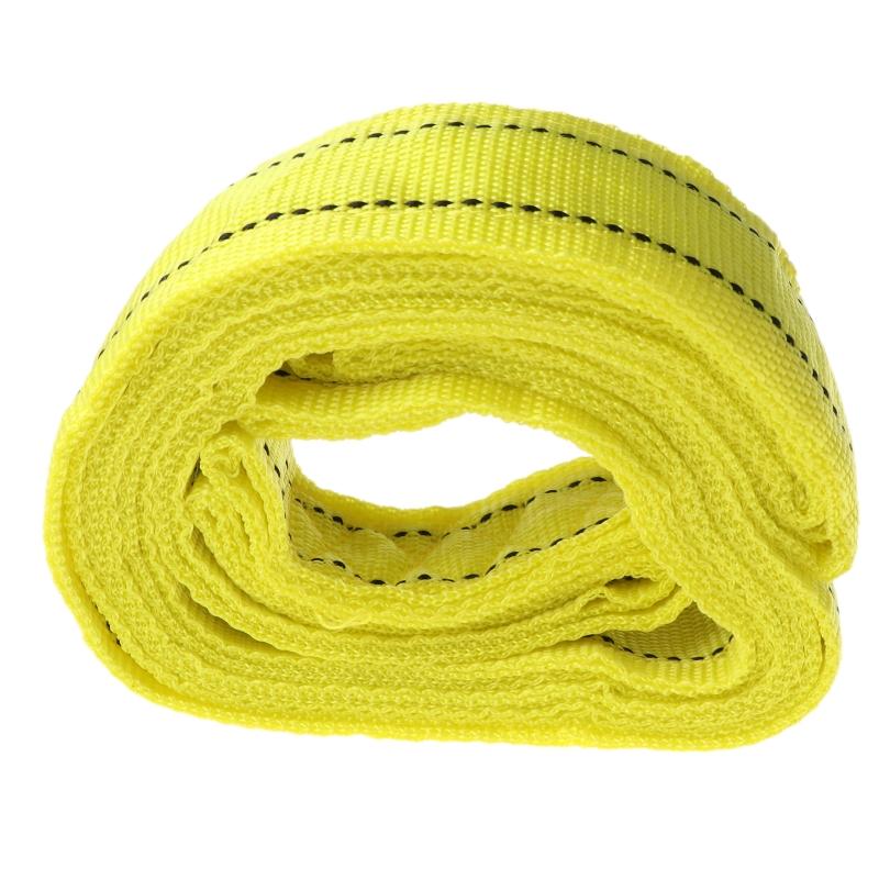 Auto Vehicle Vehicle Boat Reflective Tow Rope Emergency Steel Cable Towing Strap Hauling Pulling Line with Hook 5 Ton 4m