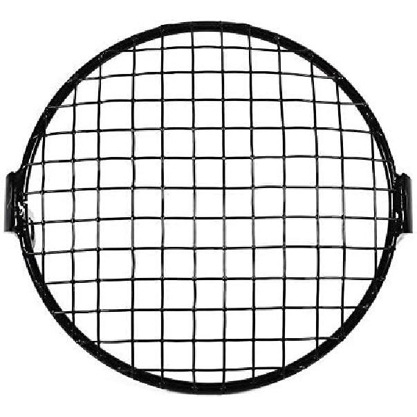 Metal Mesh Grill Headlight Protector Guard Cover For Motorcycle, Black