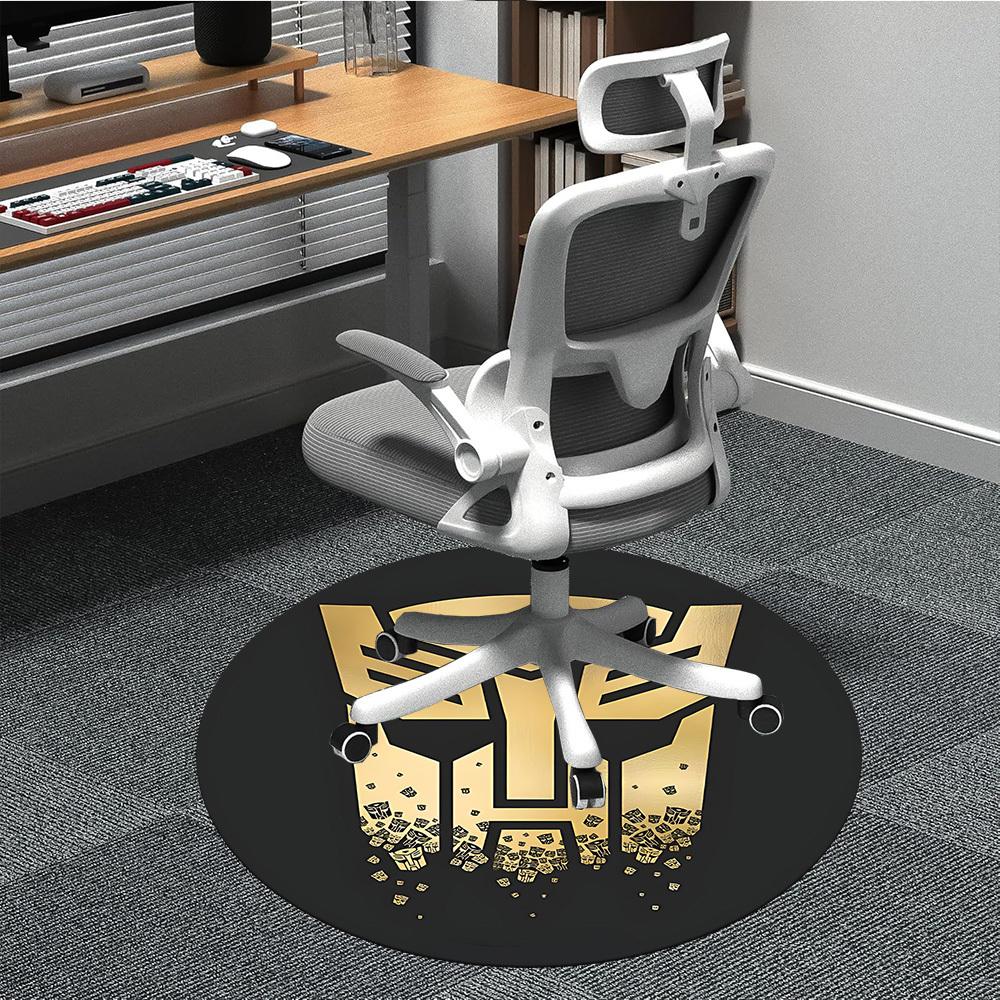 

1pc Transformers Autobots Office Round Area Rug, Indoor Mat Suitable For Office,Bedroom Living Room Home Decor, Room Deco a0926150 80cm by 80cm