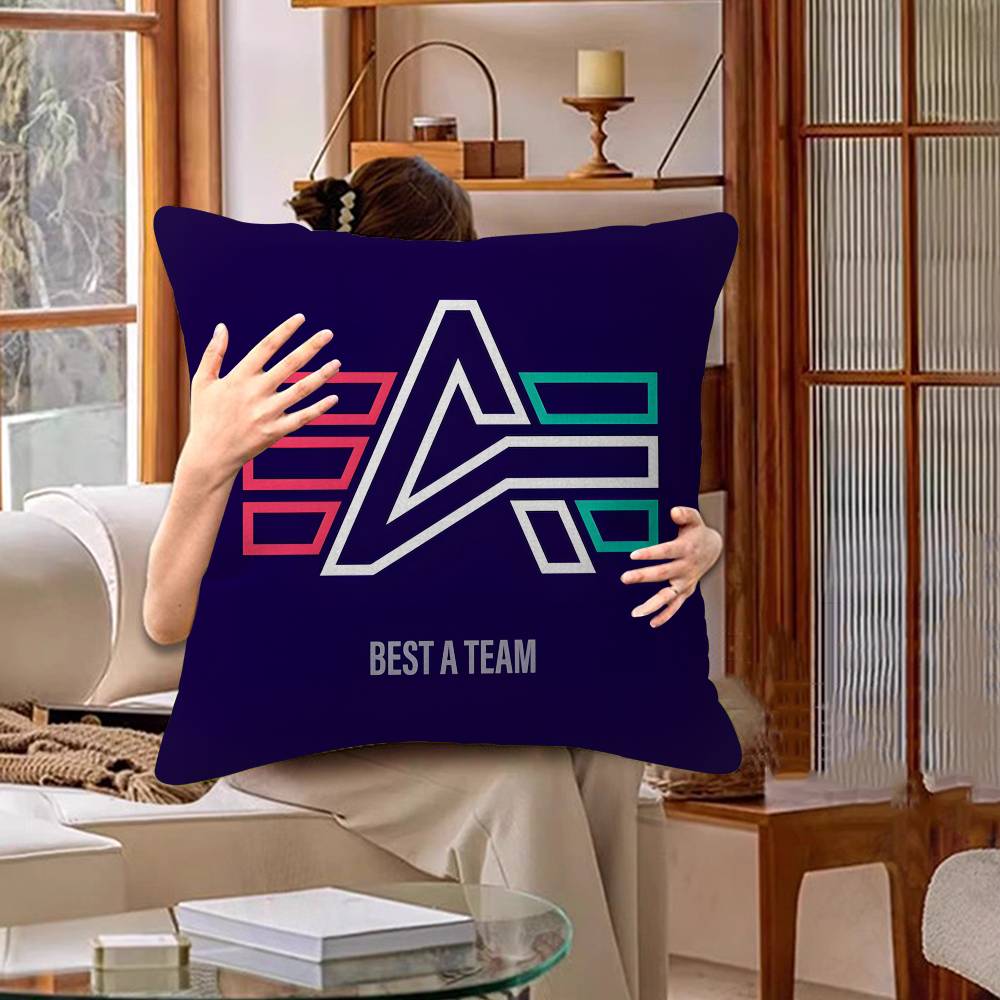 AAlphas LIndustries Pillow Covers Cartoon Sofa Decorative Home Doublesided Printing Short Plush Cute Cushion Cover