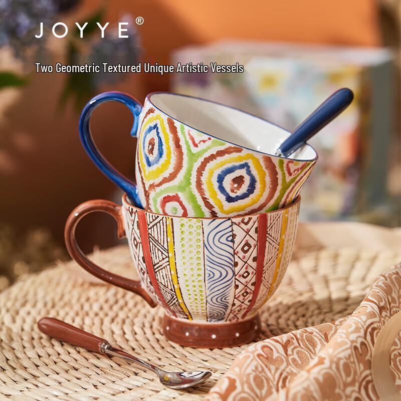 JOYYE Hand-Painted Ceramic Mug