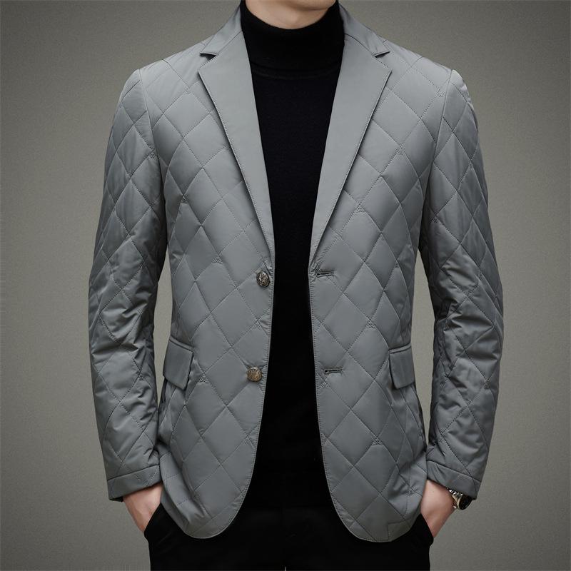 

Мужской короткий пуховик в стиле business casual на зиму 2023 года - корейский стиль 175/96A