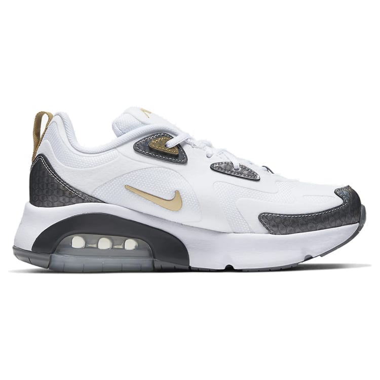 Nike Air Max 200 Weiß Metallic Gold GS CQ4009-100