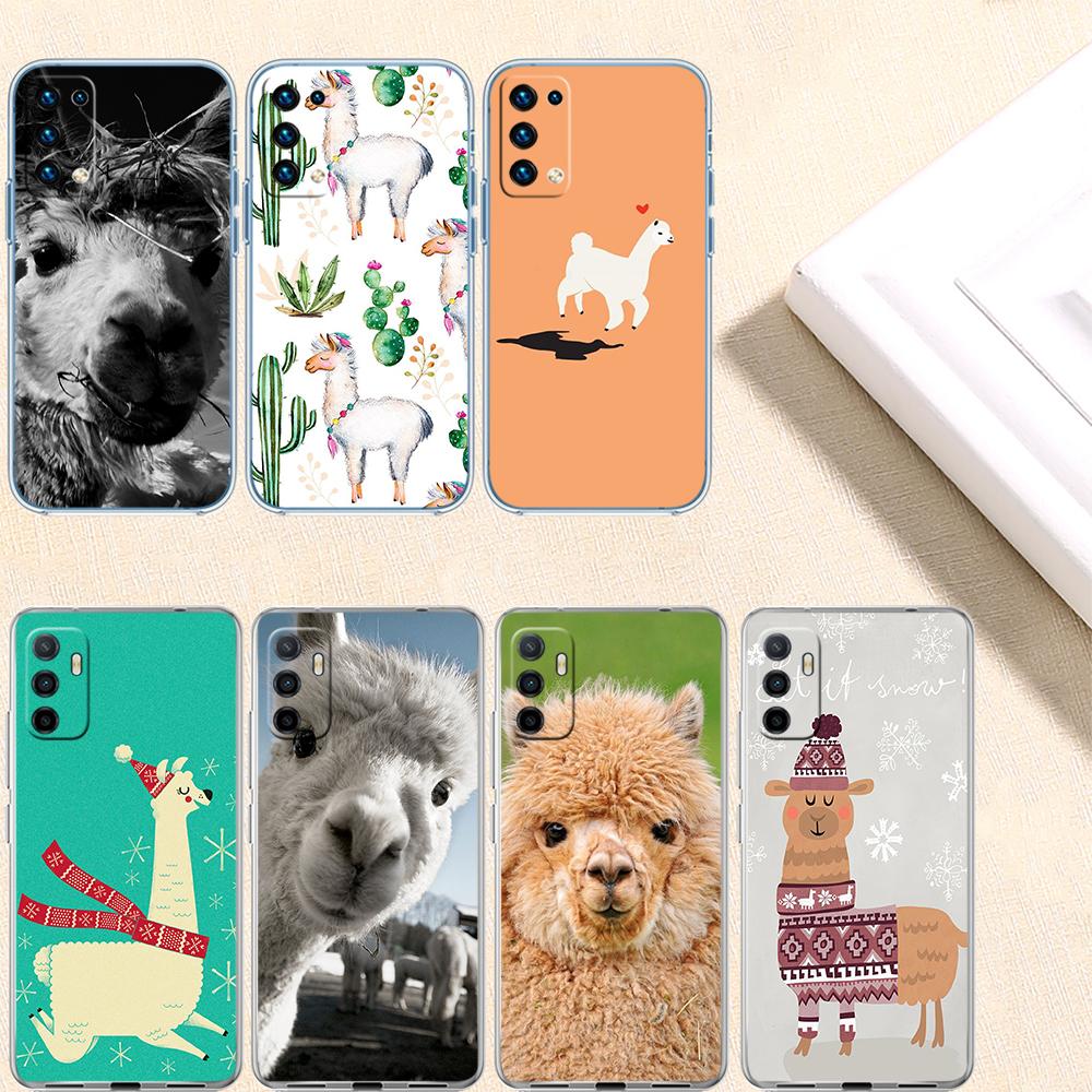 NH5 Alpaca Transparent Phone Case for LG K22 K30 K40 K40S K41 K42 K50 K50S K51 K51S K52 K61 K62 K71 K92 Q60 Q61 V40 V50 V60
