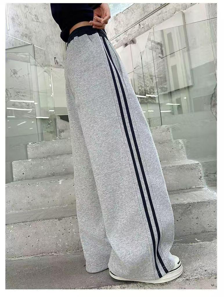 Mädchen Frühling-Herbst Gerade Hosen – Jugend Weite Leggings Freizeit Hosen