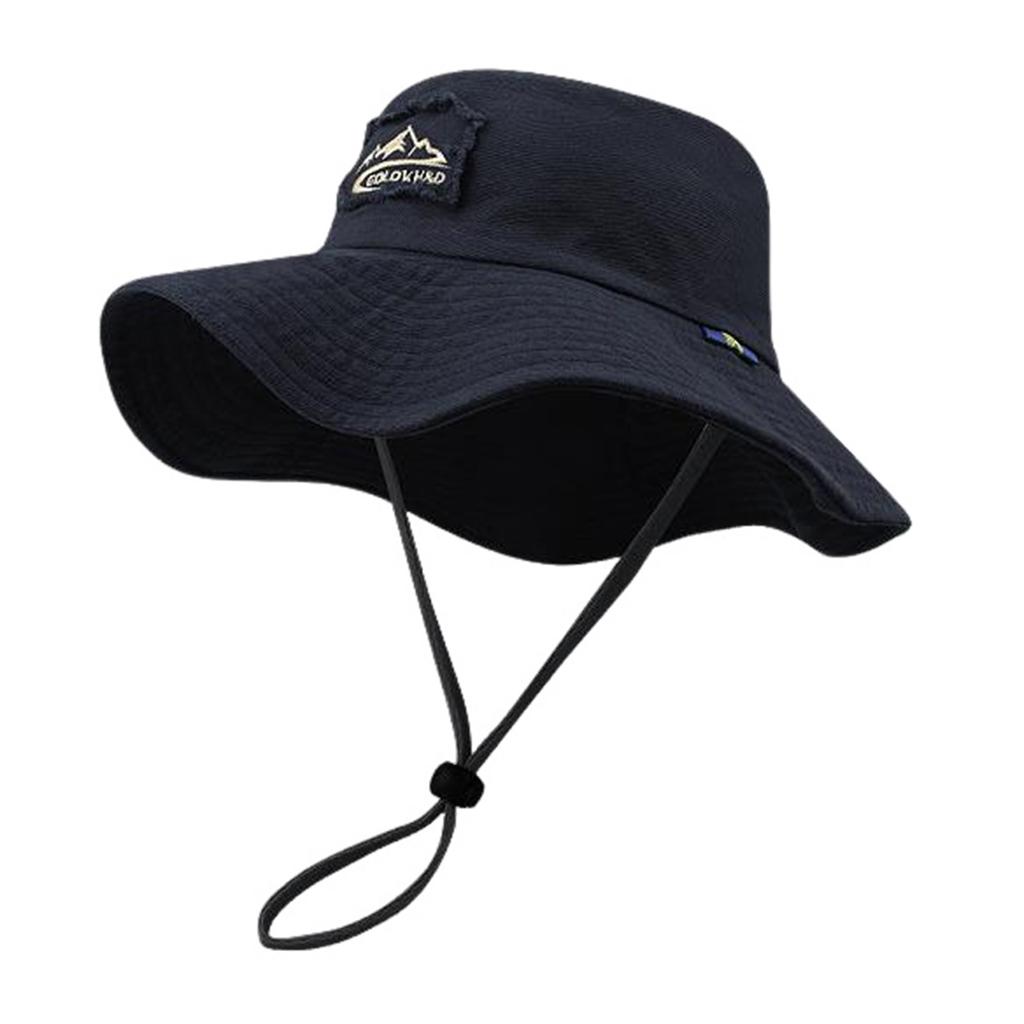 Summer Hiking Fisherman Hat Versatile Sun Shade Drawstring Fisherman Hats for Friend Family Neighbors Gift
