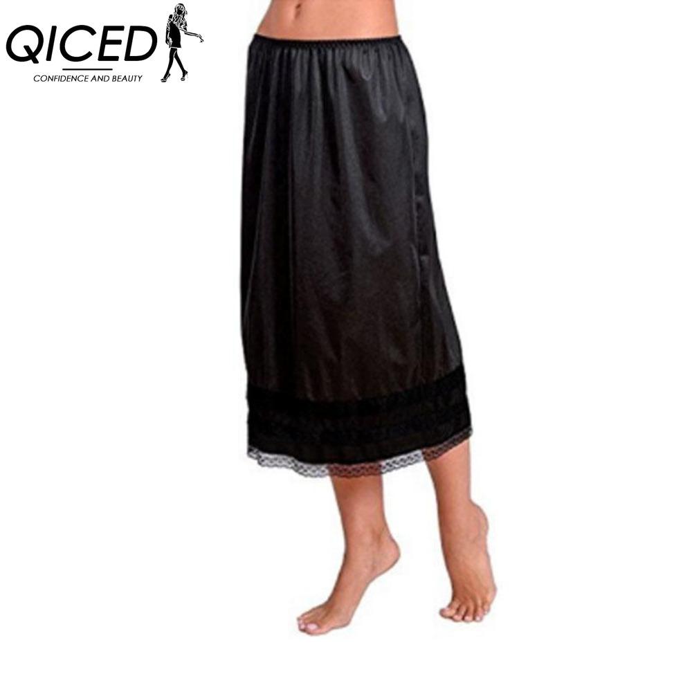 QICED Moda Donna Casual Tinta Unita Stampa Gonne Estive Primaverili