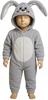 ROMPET Warm Jumpsuit with Rabbit Fur, Gray 74 (1) H611A