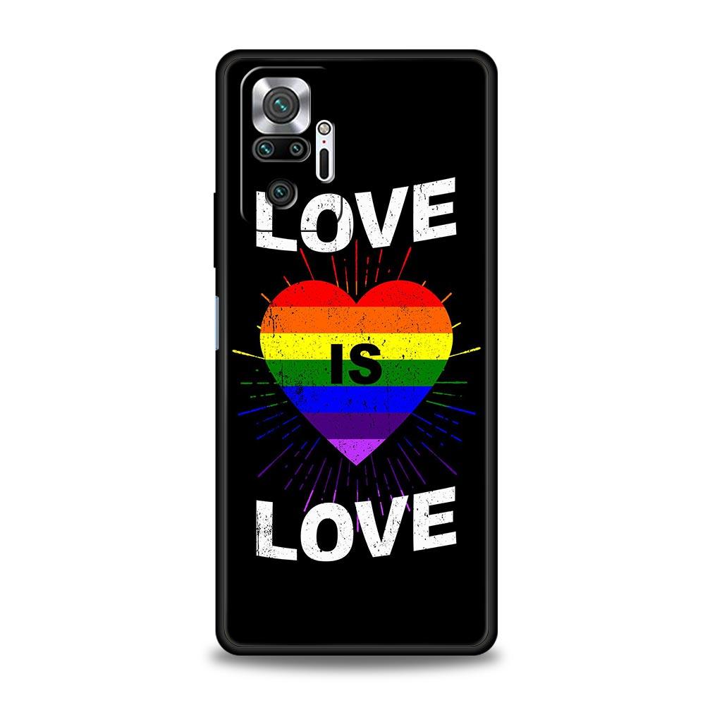 Gay Lesbian LGBT Rainbow Pride ART Phone Case For Xiaomi Redmi Note 12 11 10 9 9T 8 7 9s Pro Plus K50 K40 Gaming 10C 9C 9A Cover