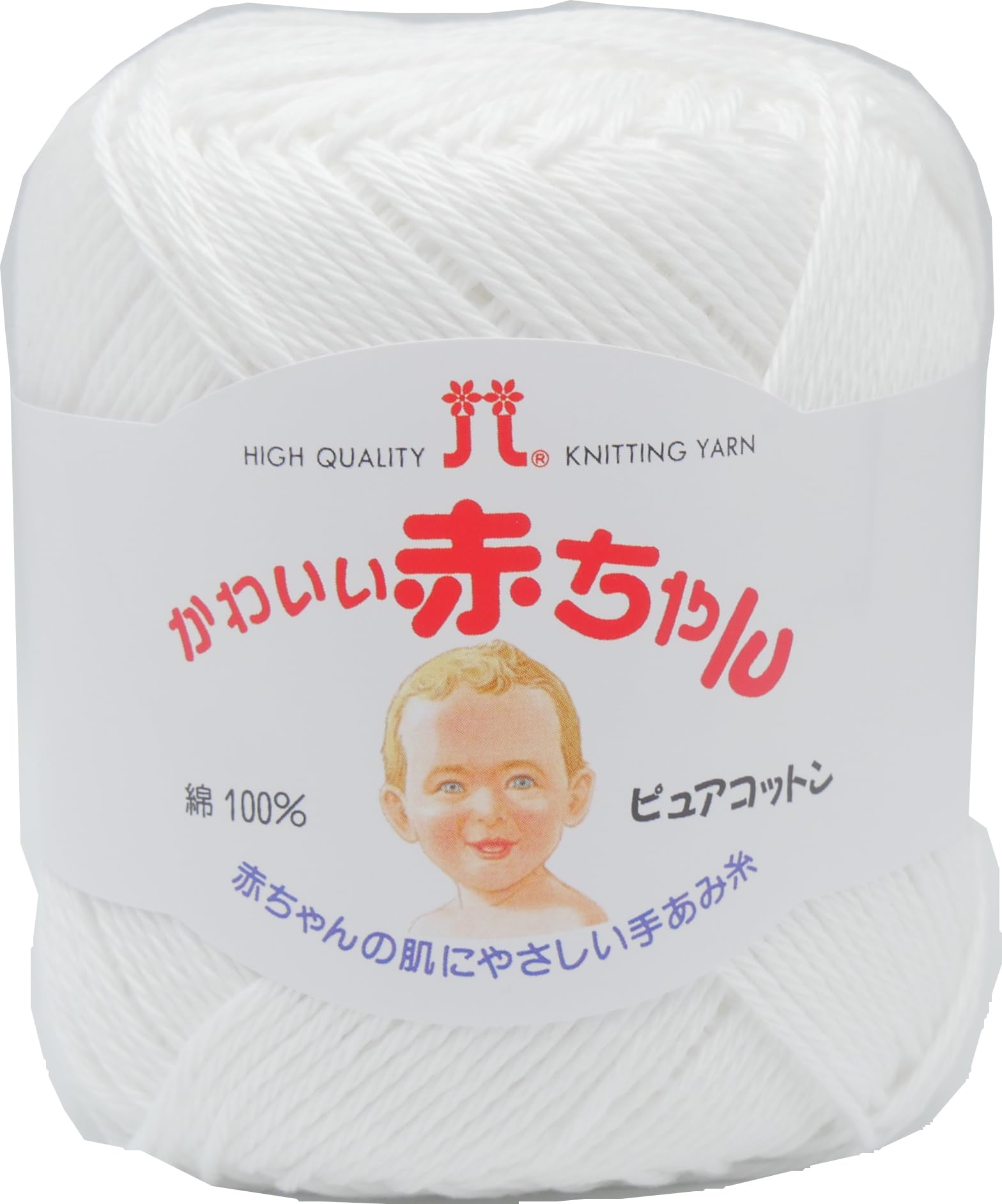 

Hamanaka Cute Baby Pure Cotton #1 (Hand-knitted Baby Yarn)