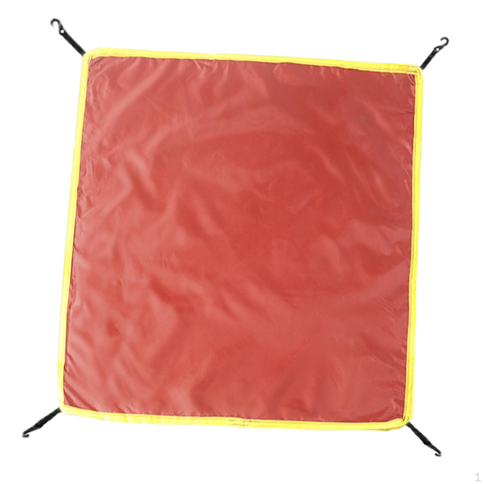 

Accessory Tent Top Cover Tarp for Travel Hiking Backpacking червоний