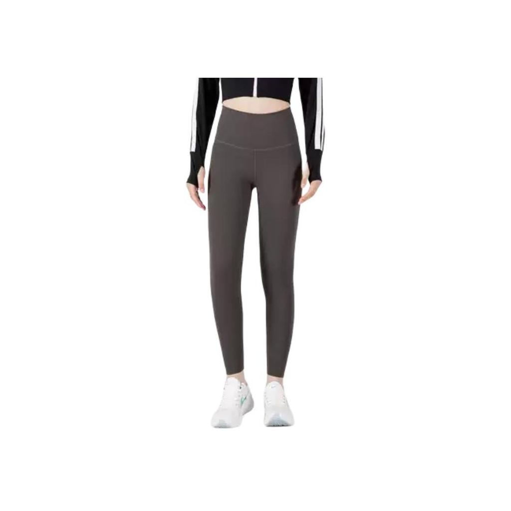 Nike Yoga Luxe Infinalon 7/8 Solid Tight Fitness Pants Women Bottoms Grey CJ3802-254