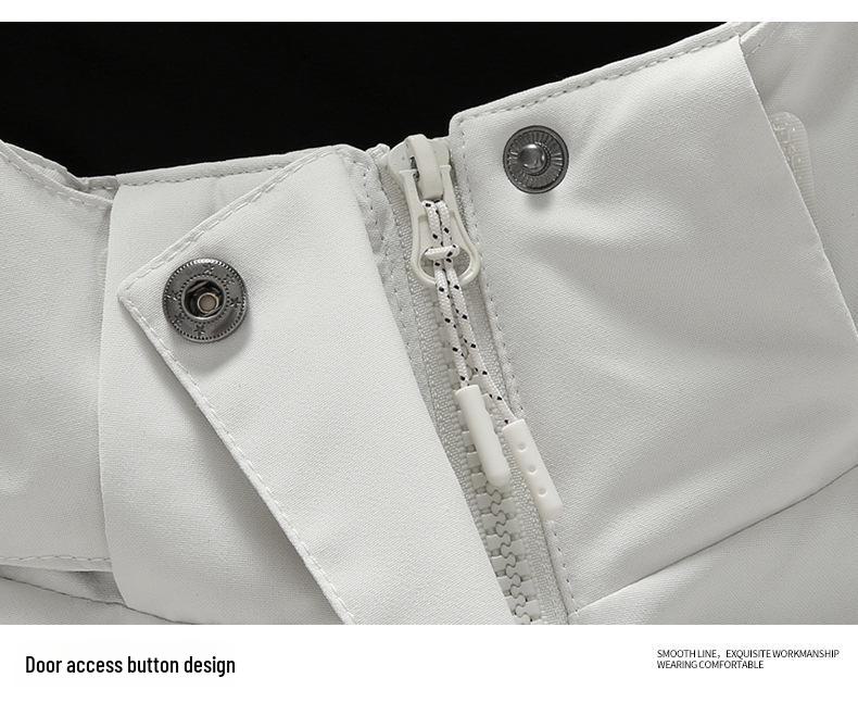 Women's 3-in-1 Detachable Jacket: 2024 Windproof Velvet Lined for Autumn/Winter