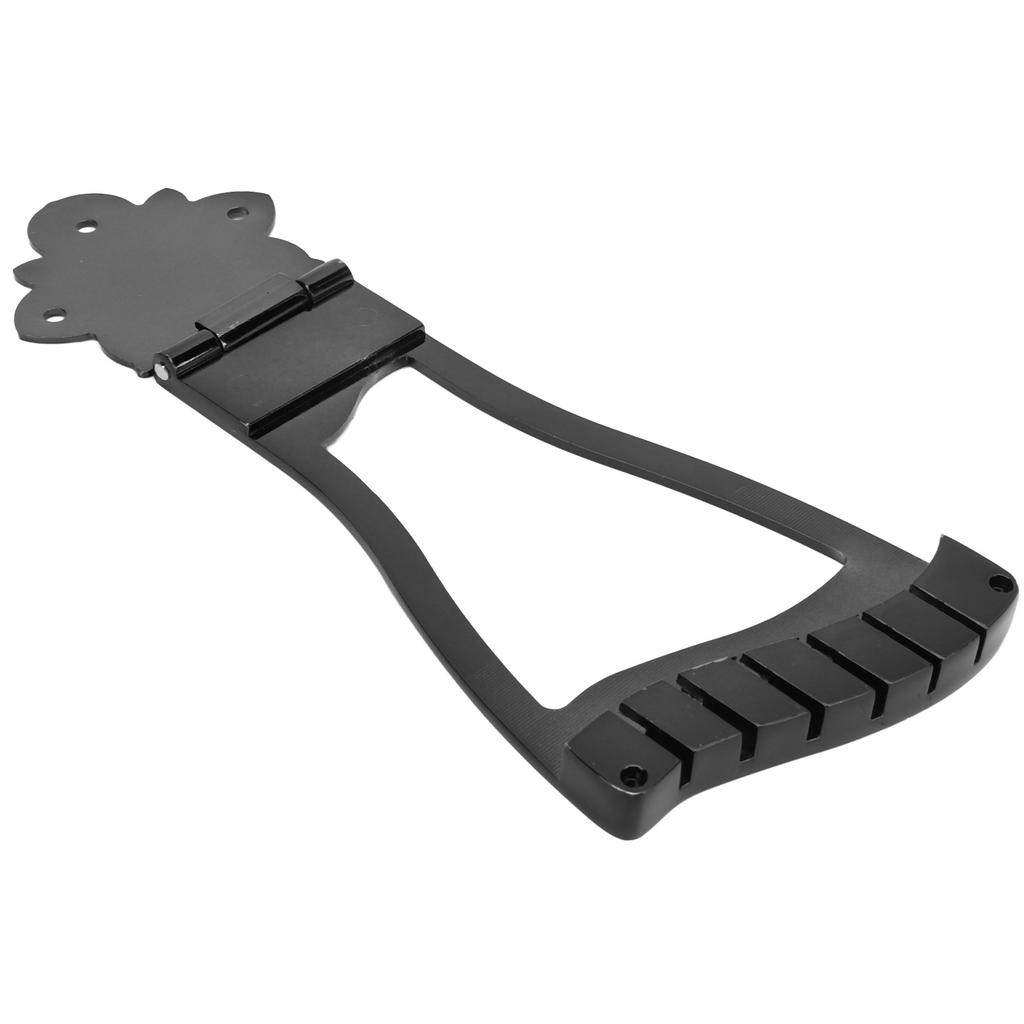 Guitar Tailpiece Trapeze 6 String Metal Instrument Accessory Part for ReplacementBlack
