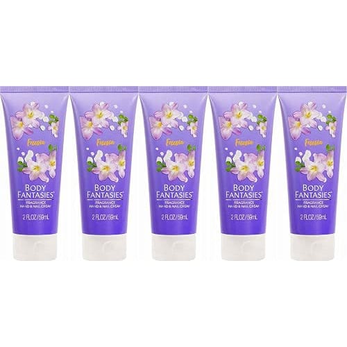 

×yBODY FANTASIES/Fz5-Pack× Body Fantasy Signature Fragrance Hand & Nail Cream, Freesia, 59ml x 5 Bottles×