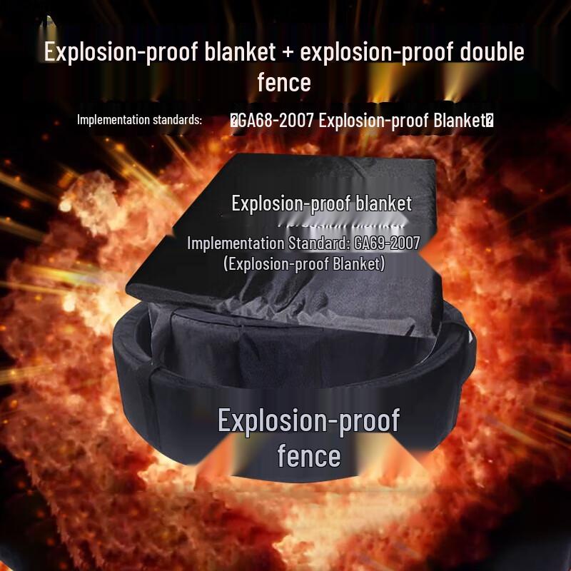 1.6m Explosion-Proof Blanket with Storage Bag