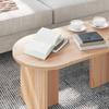 Natural Coffee Table 80 x 39.5 x 35 cm Solid Pine Wood