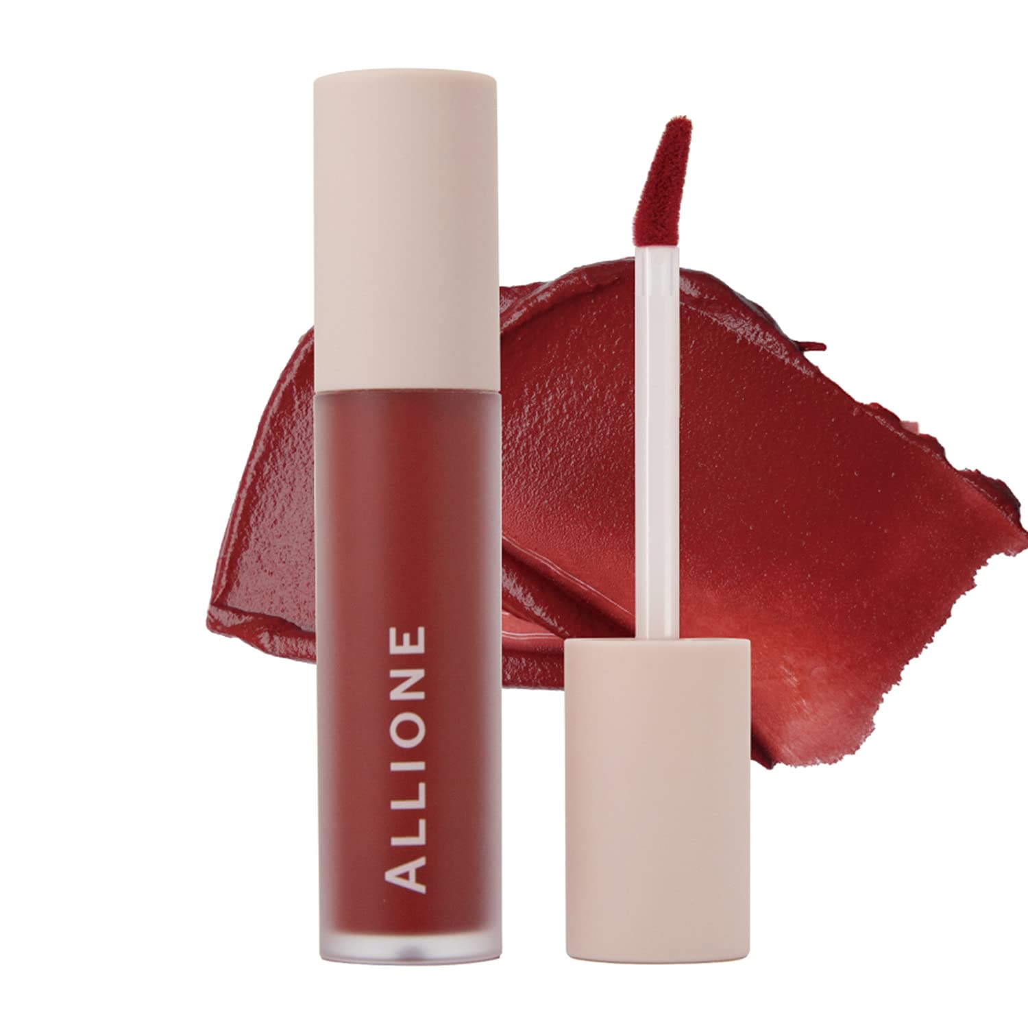 

Allione Mellow Velvet Tint 101 She s Loaded - Увлажняющая, гладкая, мягкая матовая жидкая помада, стойкая, легкая.