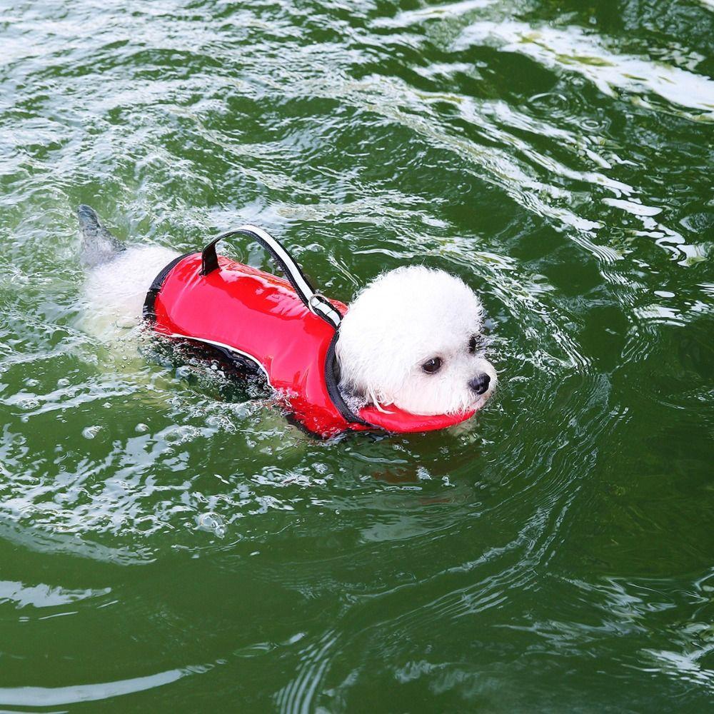 Breathable Dog Life Jacket Superior Buoyancy Pet Flotation Vest Puppy Safety Vest Pool Swimming