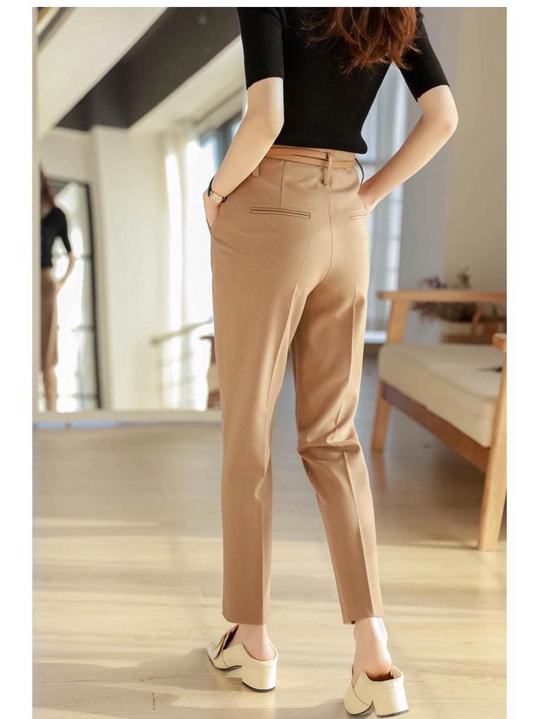 Women's Sharp Sassy Tapered Dress Pants – Stylish Early Autumn Casual Trousers
