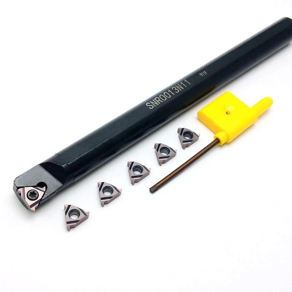 SNR0012M11 SNR0008K11 SNR0010K11 SNR0013N11 SNR0016Q11 Internal Thread Turning Tool holder.10PCS MMT11IR AG60 Carbide Insert SNR
