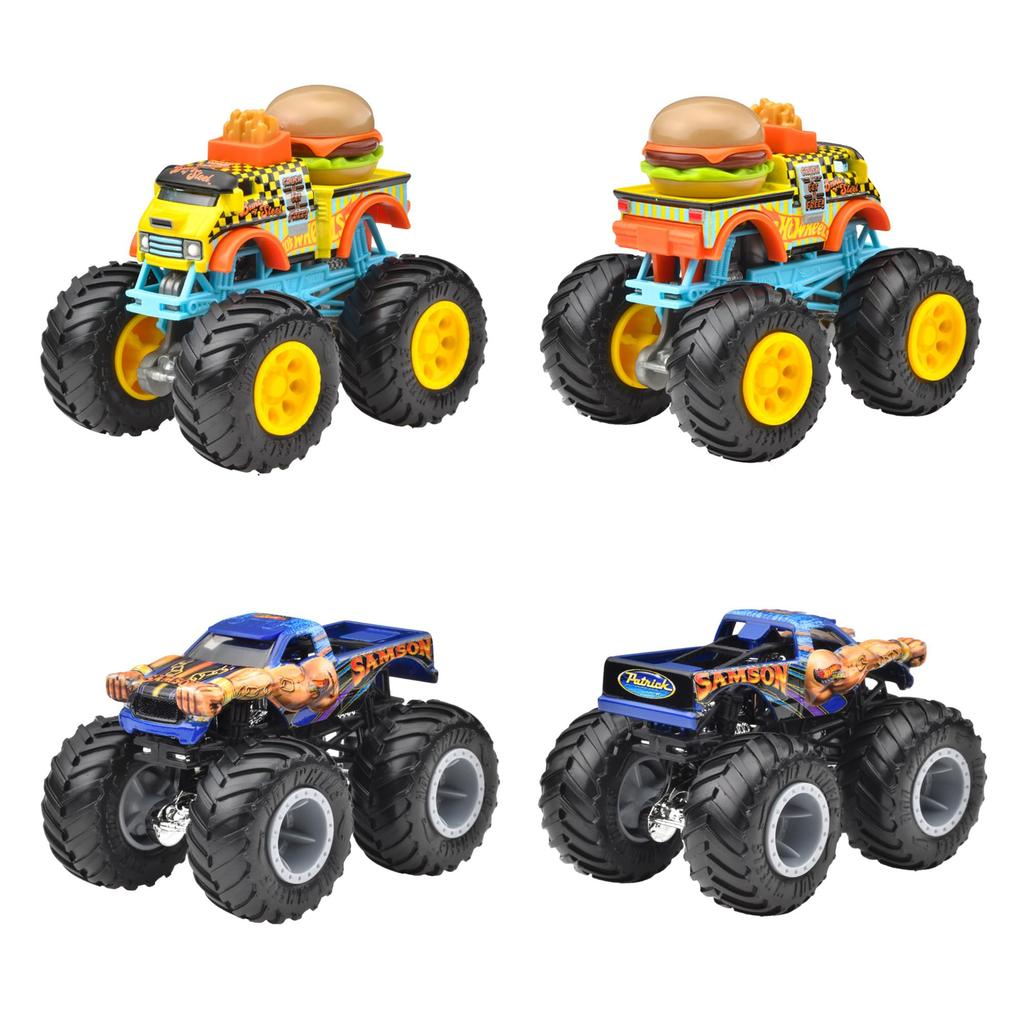 Hot Wheels Monster Truck 1:64 Assorted Vehicle Toys, Mini Cars, 8-Car Box, Ages 3+, Multi-Purpose, 983B-FYJ44