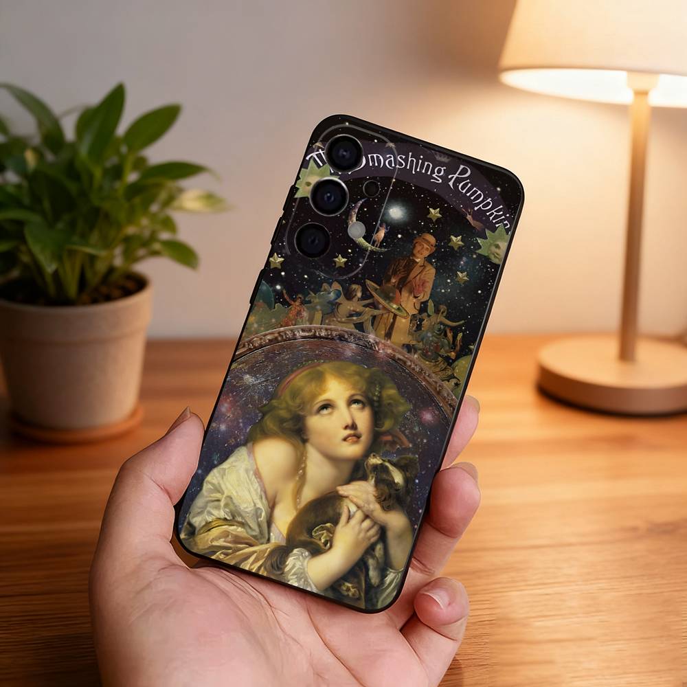 

The S-Smashing P-Pumpkins Phone Case For Samsung S26,S25,S24,S21,S22,S23,S30,Ultra,S20,Plus,Fe,Lite,5G Black Cover Samsung S21plus
