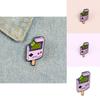 Fun Elegant And Ice Cream Game Machine Brooch Pin Crafted From Highquality Enamel Alloy