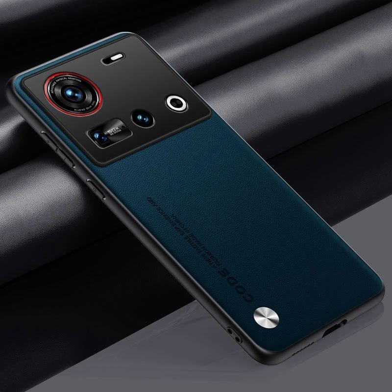 Per Custodia Nubia Z70 Ultra 5G Custodia Lussuosa in Pelle PU Per ZTE Nubia Z70 Ultra Cover Posteriore in Silicone Antiurto Protezione Completa
