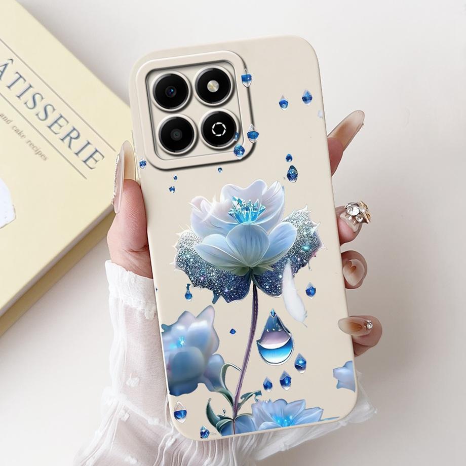 Case For Huawei Honor X6a X6b X6a Plus Phone Case For Honor X6 X6s 4G Soft Silicone Funda Women Fashion Flower Printed Cover
