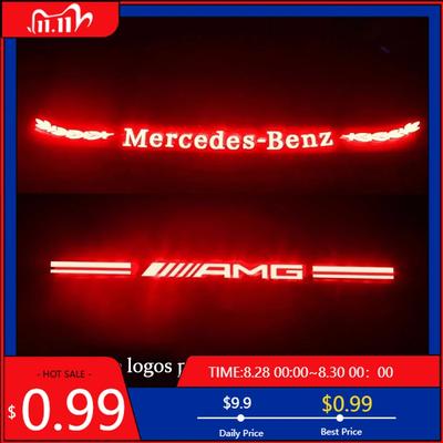 Autocollants pour feu stop surélevé de voiture GLC GLB Logo Auto en PVC Accessoires de Décoration par Projection Pour Mercedes Benz AMG W203 W206 W220 W205