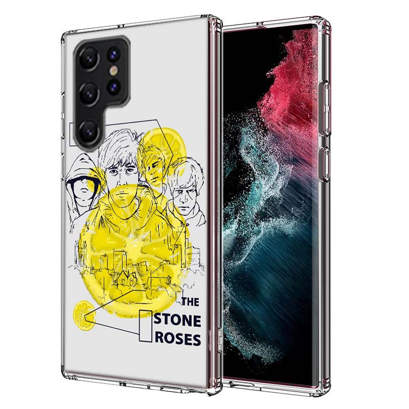 The Stone-R-Roses Capa Phone Case For Samsung S26 Ultra S25 Edge Galaxy S23 S21 S20 S24 FE S22 S10 Plus Cover Clear TPU Shell Co