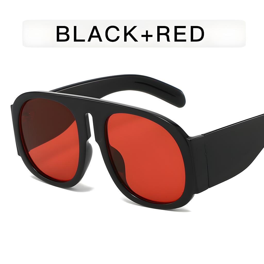 1pc Style Oversized Gradient Color Fashion Fashion Glasses Fashion Glasses Women Ladies Shades Beach Accessories Vintage Y2k